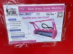2025 Raytree Unused RMBD72 72" Skid Steer Drum Mulcher