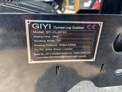 2025 GIYI Unused GY-CLG72C Skid Steer Curved Log Grabber