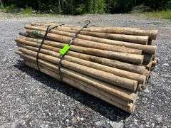 Untreated Wood Posts - Qty: 90
