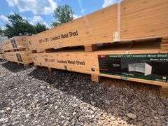 KJ Unused K1912 20ftx12ft Livestock Metal Shed