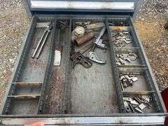 Kennedy 5-Drawer Roller Cabinet and Tool Box with Assorted Tools