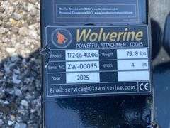 2025 Wolverine Unused TF2-66-4000G Adjustable Clip-on Pallet Fork