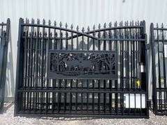 2025 KJ Unused K0720 Metal Farm Driveway Gates