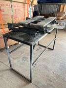 Work Table with Contents - Black & Decker Workmate and Scraper