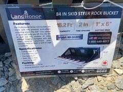 2025 Wolverine Unused RB-14-84W 84" Skid Steer Rock Bucket