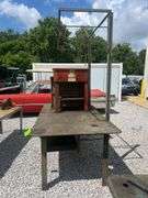 Steel Work Table - 112in x 98in x 100in