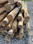 Untreated Wood Posts - Qty: 90