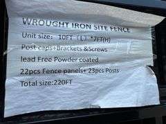 2025 Aboss Unused Metal Site Fence
