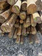 Untreated Wood Posts - Qty: 89
