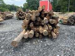 Untreated Wood Posts - Qty: 68