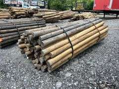 Untreated Wood Posts - Qty: 92