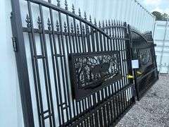 2025 KJ Unused K0720 Metal Farm Driveway Gates