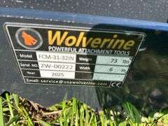 2025 Wolverine Unused FCM-31-32IN Excavator Thumb