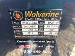 2025 Wolverine Unused SWDB-11-84W Skidsteer 6-Way Dozer Blade