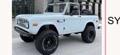 1966-1977 NEW Bronco Body - Diamond Blue  w/Whimbleton White Top