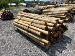 Untreated Wood Posts - Qty: 63