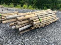 Untreated Wood Posts - Qty: 68