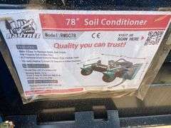 2025 Raytree Unused RMSC78 78in Skidsteer Soil Conditioner