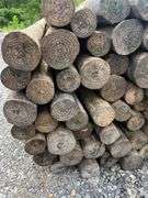 Untreated Wood Posts - Qty: 94