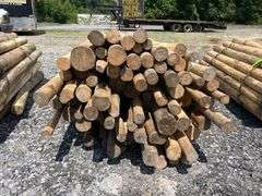 Untreated Wood Posts - Qty: 89