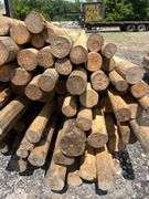 Untreated Wood Posts - Qty: 89