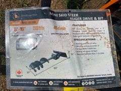 2025 Wolverine Unused MAD-12-12D Mini-Skidsteer Auger Drive and Bit