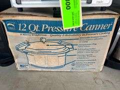 Lot - Home Appliances - Heater, Toaster Oven, Pressure Cooker, Coffee Maker