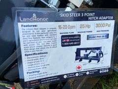 2025 Landhonor Unused PHA-16-2C Skid Steer 3 Point Hitch Adapter