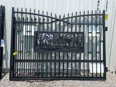2025 KJ Unused K0720 Metal Farm Driveway Gates