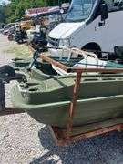 Pelican Bass Boat with Trolling Motor and Trailer