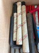 Assorted Drill Bits and Large Hex Allen Wrenches