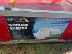 Single Truss Storage Shelter - 20ft W x 30ft L x 12ft H