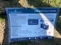 2025 Landhonor Unused BS-12-2500G Skid Steer Bale Spears