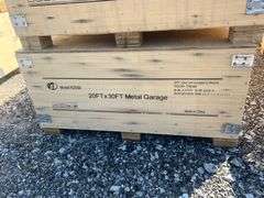 KJ Unused K2030 20ftx30ft Metal Garage