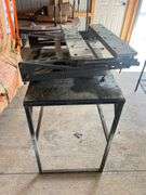 Work Table with Contents - Black & Decker Workmate and Scraper