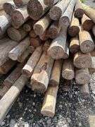 Untreated Wood Posts - Qty: 77