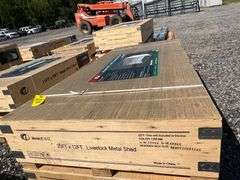 KJ Unused K1912 20ftx12ft Livestock Metal Shed