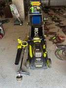 Ryobi Self Propelled 20in Mower, Blower and Weedeater with Battery and Changer