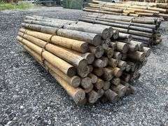 Untreated Wood Posts - Qty: 92