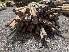 Untreated Wood Posts - Qty: 77