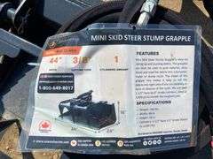 2025 Wolverine Unused MSG-11-44W Mini Skid Steer Stump Grapple