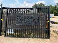 2025 AllMetal Unused K0720 Metal Farm Driveway Gates