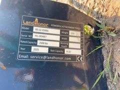 2025 Landhonor Unused BS-12-2500G Skid Steer Bale Spears