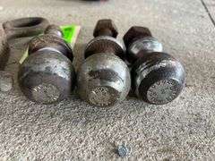 Lot - Assorted Hitch Balls, Heavy Duty C-Clamp