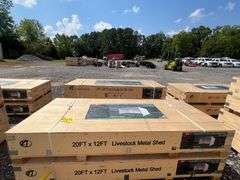 KJ Unused K1912 20ftx12ft Livestock Metal Shed