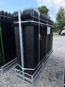 2025 KJ Unused K0608-22 Heavy Duty Powder Coated Steel Site Fence