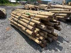 Untreated Wood Posts - Qty: 79