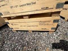 KJ Unused K1912 20ftx12ft Livestock Metal Shed