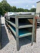 Steel Work Table - 200in L x 31.5in W x 58in H
