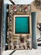 Tektronix 465 Oscilloscope with Cart and Accessories